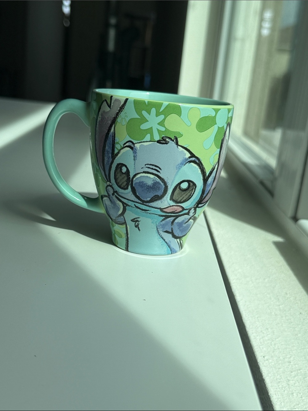 Disney Stitch Mint Green Ceramic Mug